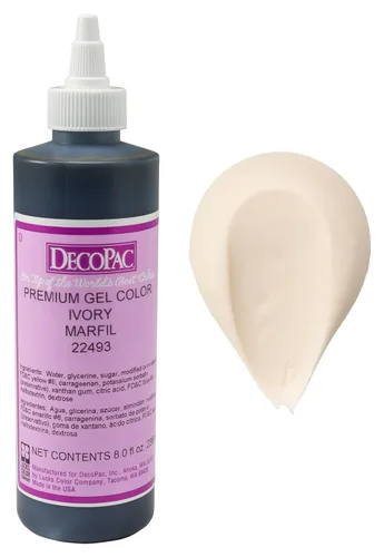 Miniatura 26 de DecoPac Colorante Alimentario en Gel Premium Colorante Alimentario Blanco para Repostería 8oz Blanqueador para Crema de Mantequilla, Fondant