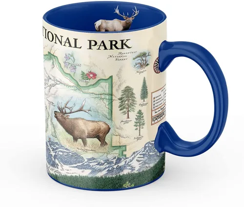 Miniatura 50 de Xplorer Maps Boston Map Taza de cerámica (16 onzas) – Taza de café sin BPA para bebidas calientes y frías – perfecta para oficina, hogar o regalo