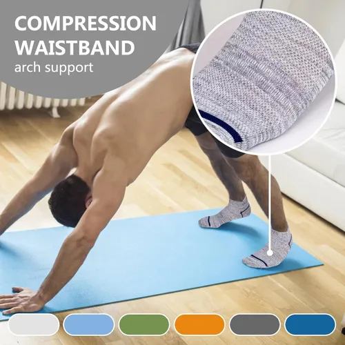 Miniatura 7 de Calcetines de yoga, antideslizantes, antideslizantes, con gel de agarre para el hogar, hospital, yoga, pilates, barras, ancianos