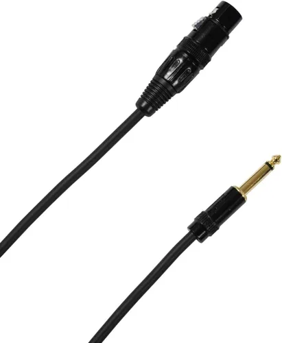 Miniatura 2 de Audio 2000s Cable de micrófono E07106 1/4" TS a XLR hembra de 6 pies