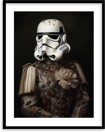 Miniatura 34 de Láminas de Arte de Retratos Victorianos de Star Wars - Impresión de Arte Fino Giclée Premium - Decoración de Pared Steampunk Estética, Póster Darth