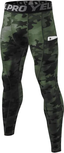 Miniatura 22 de SPVISE Pantalones de compresión para hombre, leggings para deportes, gimnasio, mallas atléticas frescas y secas, capa base para correr, fútbol