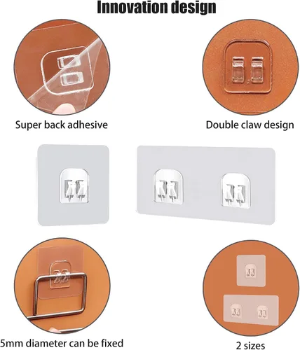 Miniatura 3 de Gancho adhesivo de esquina para ducha, soporte multiusos de hierro; soporte de cesta de baño; adhesivo de pared, colgador de estante