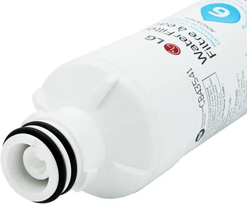 Miniatura 6 de LG LT1000P2 - Filtro de agua de repuesto para refrigerador de 6 meses/200 galones, reduce el cloro, 2 unidades (paquete de 1), color blanco.