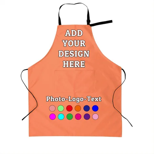 Miniatura 37 de Delantal personalizado para adultos, delantales personalizados con bolsillos, añade tu logotipo y foto, delantal impermeable ajustable personalizado