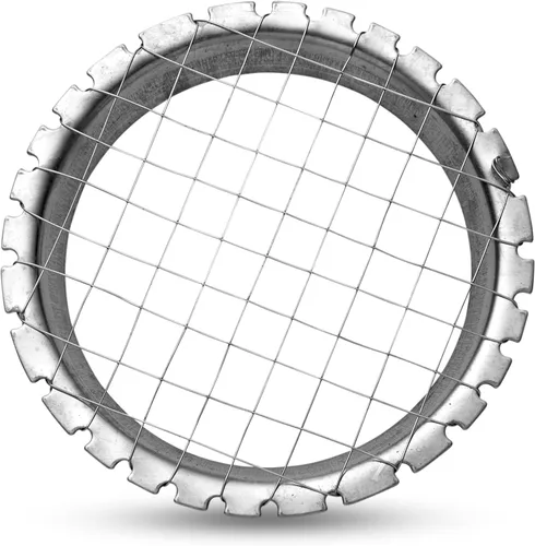 Picador de huevos y verduras de acero inoxidable - Rejilla de alambre/rebanadora para huevos duros, zanahorias y papas - Picador manual
