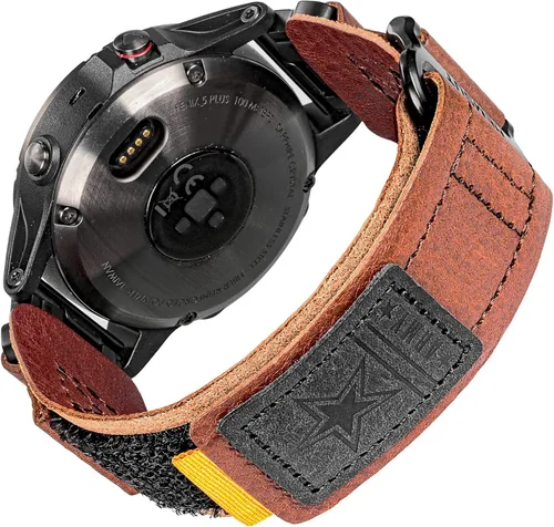 Miniatura 17 de Compatible con la Correa de Reloj Garmin, Correa Deportiva de Nylon Super Resistente con Diseño de Bucle Tejido, Banda de Reemplazo Dura