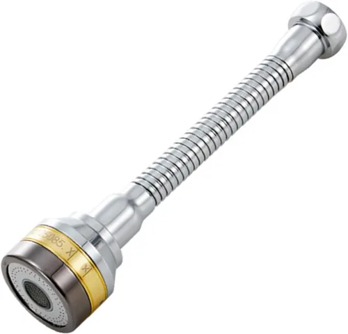 Miniatura 9 de Accesorio rociador de grifo, cabezal rociador giratorio de 360 grados a prueba de salpicaduras de metal para cocina doméstica (longitud extendida)