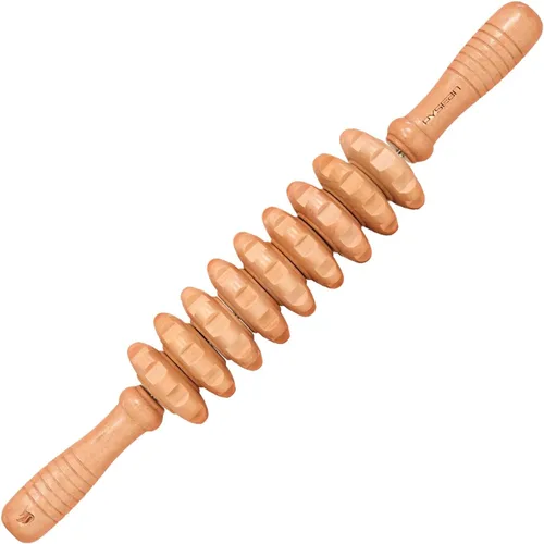 Miniatura 8 de Kit de masaje de terapia de madera 7 en 1, realiza drenaje linfático, relaja tus músculos, alivia el dolor muscular, anticelulítico