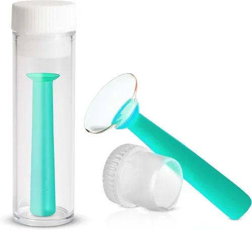 Insertador y removedor de lentes de contacto blandas verdes 1 unidad para lentes de contacto mensuales y diarias con soporte de succión de Sports