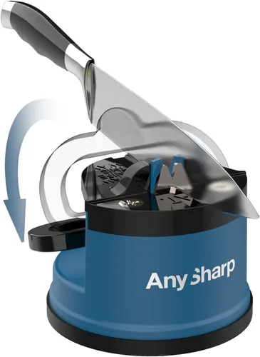 Miniatura 2 de AnySharp – GLOBAL – Afilador de cuchillos manos libres - Herramienta de afilado fácil de usar con base de succión PowerGrip y ángulo preestablecido