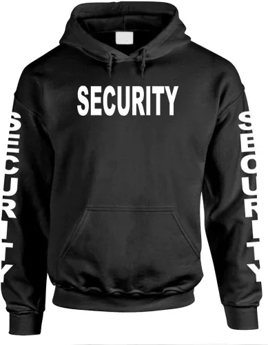 SEGURIDAD – Deber policial del personal de eventos de fiesta - Sudadera con capucha para hombre