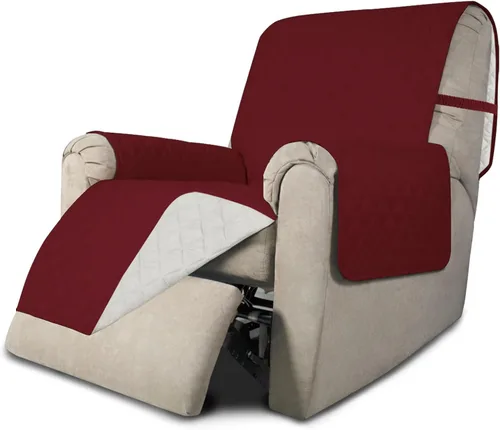 Miniatura 287 de Easy-Going - Funda para sofá, futón y sillón sin reposabrazos, reversible, resistente al agua, para mascotas y niños (azul oscuro/azul claro)