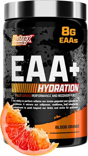 Miniatura 14 de Nutrex Research Hidratación EAA EAAs + BCAA en polvo Recuperación muscular, fuerza, construcción muscular, resistencia 8G Aminoácidos