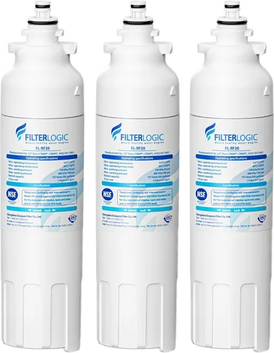 Miniatura 11 de Filterlogic Filtro de agua para refrigerador ADQ73613401, repuesto para LG® LT800P®, LT800PC, ADQ736134, ADQ73613402, LSXS26326S, LSXS26366S