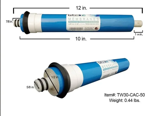 Miniatura 4 de PureT TW30-CAC-50, etapa 3 RO membrana TFM 50 galones por día - Certificado NSF - Filtro de repuesto Culligan serie CAC para AC-30, AC-15 RO System