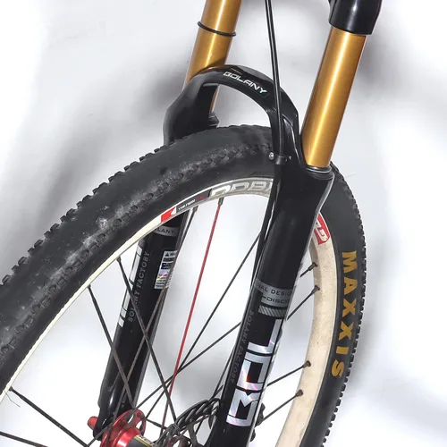 Miniatura 6 de Horquilla de suspensión de aleación de magnesio para bicicleta de montaña de Bosy, 26/27.5/29 pulgadas, dirección cónica y horquilla delantera recta
