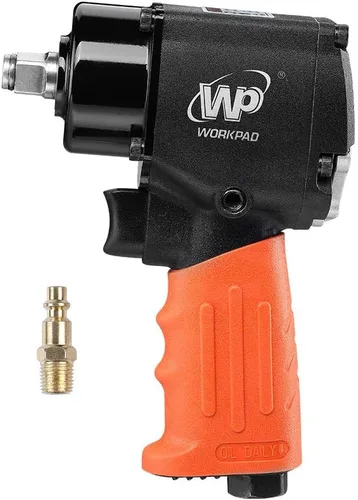 Miniatura 2 de WORKPAD - Mini llave de impacto neumática de 1/2 pulgada con martillos gemelos, herramientas neumáticas 1116