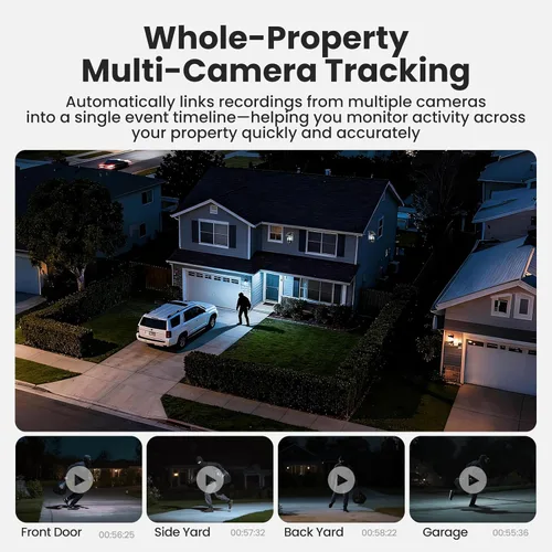 Miniatura 7 de SOLIOM Cámaras de seguridad inalámbricas para exteriores, 4K Ultra HD para día y noche, sin suscripción, radar integrado, cámaras alimentadas por