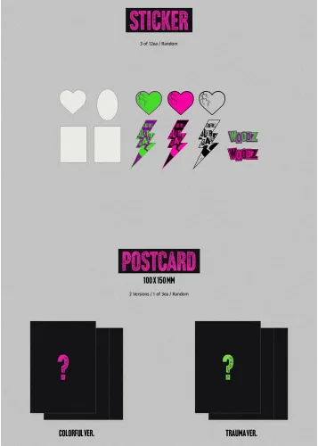 Miniatura 5 de dreamus WOODZ - COLORFUL TRAUMA 4º mini álbum (set ver.)