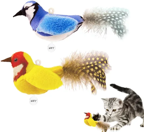 Juguetes para gatos con hierba gatera, para aliviar el aburrimiento y aliviar los dientes y patadas, juguetes interactivos con sonido de chirrido