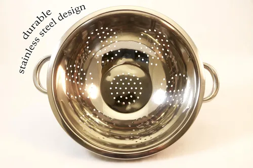 Miniatura 2 de ExcelSteel Colador de acero inoxidable., Stainless