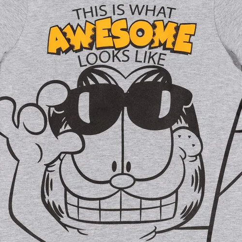 Miniatura 5 de Garfield 3 Pack Camiseta Manga Corta Naranja Rojo Gris