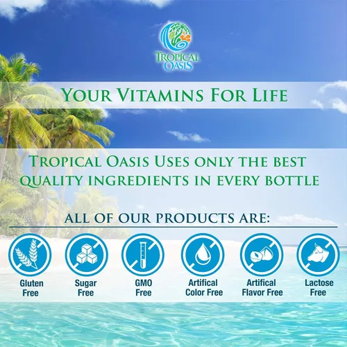 Miniatura 4 de Tropical Oasis Joint Complete Premium - Suplemento líquido para articulaciones con sulfato de glucosamina líquida, condroitina, MSM y ácido