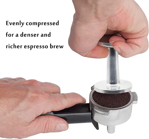Miniatura 2 de Prensador de mano espresso de doble cara 51mm y 58mm, doble punta, prensa de café molido barista para máquina portafiltro