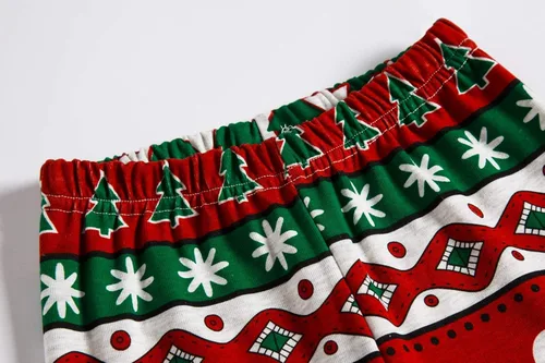 Miniatura 8 de Pijamas de Navidad para niños pequeños y niñas, 100% algodón, dinosaurio, estrellado, ropa de dormir de manga larga, 2 piezas, ropa para niños