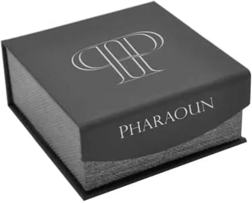 Miniatura 5 de Pharaoun - Colgante de plata de ley 925 con circonita cúbica redonda de 78 pulgadas con cúpula para cóctel, Metal Metal Piedra preciosa, circonita