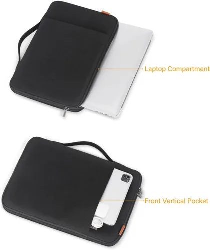 Miniatura 3 de DOMISO Funda protectora para laptop de 13 pulgadas, resistente al agua, a prueba de golpes, para MacBook Air 13, M4, M3, M2, MacBook Pro M2, M1