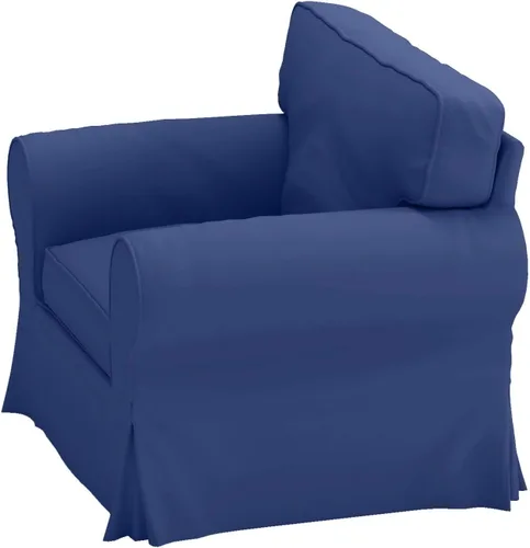 Miniatura 8 de Funda de repuesto para silla Ektorp de algodón, hecha a medida, compatible con la funda de sillón Ektorp de IKEA, el juego de fundas solo se ajusta