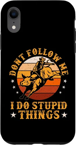 Miniatura 61 de Carcasa vintage para iPhone XS Max Don't Follow Me I Do Stupid Things