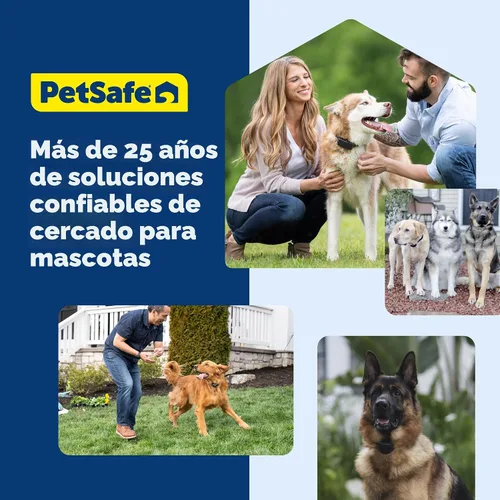 Miniatura 7 de PetSafe Stay + Play Valla inalámbrica, cubre hasta 3/4 de acre, para perros y gatos de más de 5 libras, impermeable y recargable, con sonido
