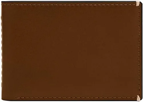 Miniatura 4 de Fossil Billetera de cuero delgada minimalista plegable con bolsillo frontal para hombres