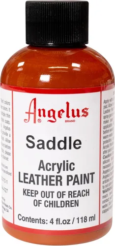 Miniatura 146 de Angelus - Pintura acrílica para cuero, 4 Fl Oz, color blanco - Pintura para cuero profesional flexible, resistente a grietas, arañazos