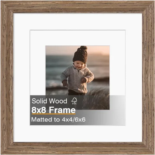 Miniatura 9 de KINLINK 3.5x5 Picture Frame, Ash Black Solid Wood Frame with Plexiglass for Table Top and Wall Mounting, Photo Frame for Horizontal or Vertical
