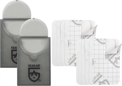 Miniatura 4 de GEAR AID Parches pequeños de cinta Tenacious Tape con adhesivo de pelar y pegar para arreglar agujeros y desgarros en ropa de invierno, chaquetas