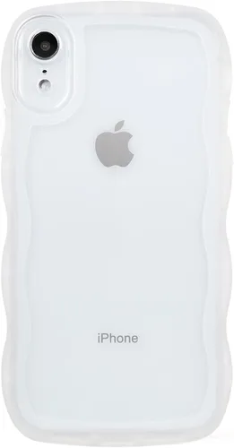 Miniatura 125 de SKYLMW Compatible con iPhone 6s Plus/6 Plus Case de 5.5", Linda Kawaii Marco Ondulado Rizado Forma de Marco Funda de Silicona Suave Resistente a