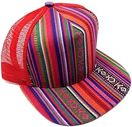 Miniatura 2 de Crown Flat Bill - Gorra de malla para camionero, estampados mixtos
