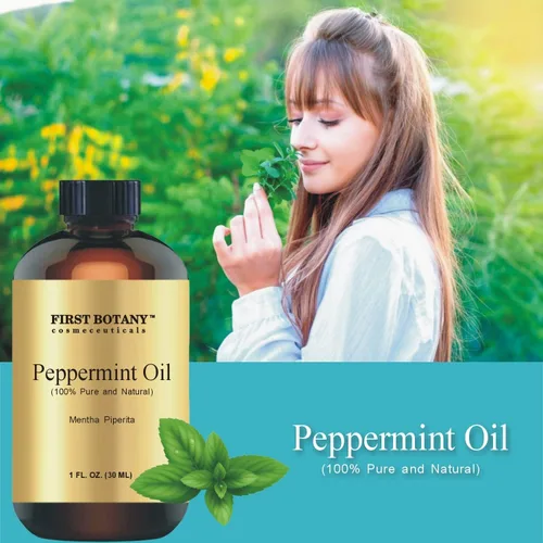 Miniatura 2 de First Botany, Aceite de menta piperita 100% puro - Aceite esencial de menta piperita premium para aromaterapia, masaje, usos tópicos y domésticos