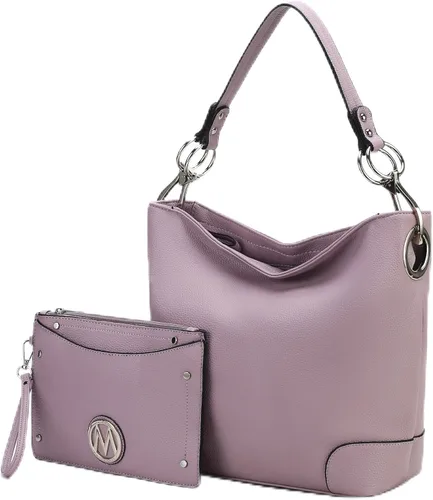 Miniatura 53 de MKF Collection Mia K - Bolso Hobo para mujer, de piel vegana, bolso de hombro holgado, bolso con asa superior