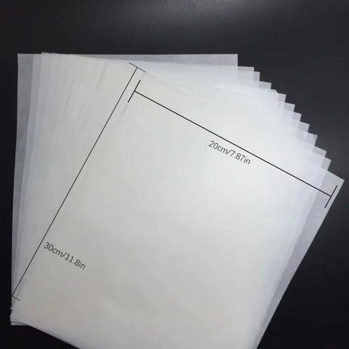 Miniatura 5 de 50 piezas de papel de planchar de cuentas fusibles, papel de planchado cuadrado transparente para termoestabilidad, accesorios de cuentas fusibles