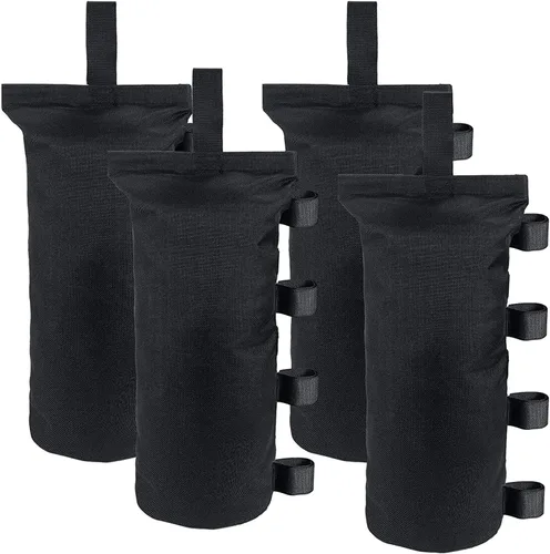 Miniatura 9 de Joramoy Bolsas de peso resistentes (120 libras) para tienda de campaña desplegable, bolsas de arena para toldo de pierna, bolsas de arena