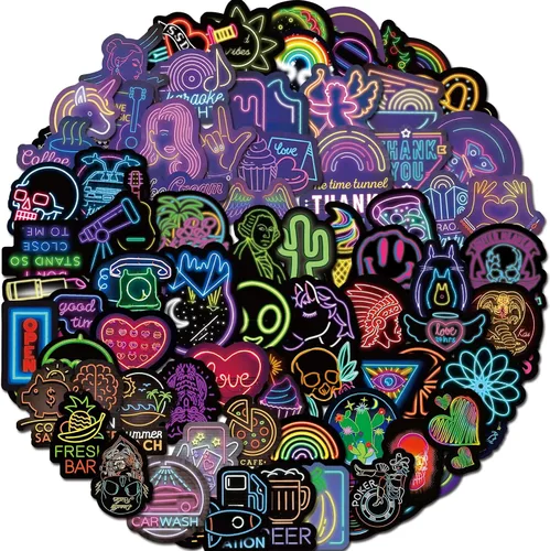 Miniatura 13 de Calcomanías para botellas de agua para niños, 110 piezas de lindos animales de pájaro para regalos, calcomanías de vinilo impermeables para botellas