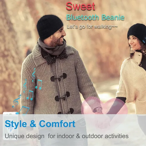 Miniatura 12 de Rotibox - Gorro inalámbrico con Bluetooth para deportes al aire libre, regalo de Navidad.
