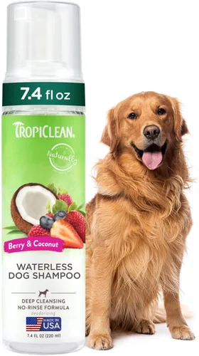 Miniatura 13 de TropiClean Champú sin enjuague sin agua para gatos Tratamiento para la caspa Champú seco hidratante para pieles secas Fabricado en EE. UU.