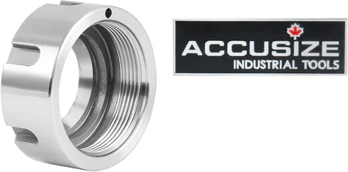 Miniatura 6 de Accusize Industrial Tools Tuerca de pinza ranurada ER32, equilibrada a 20.000 RPM en G2.5, ER32-NUT