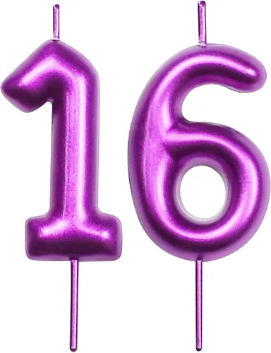 Miniatura 109 de DERVENTA Vela con números de 2.36 pulgadas, decoración perfecta para cumpleaños, brunch, postre, pastel, 1 pieza (número 0 rosa)